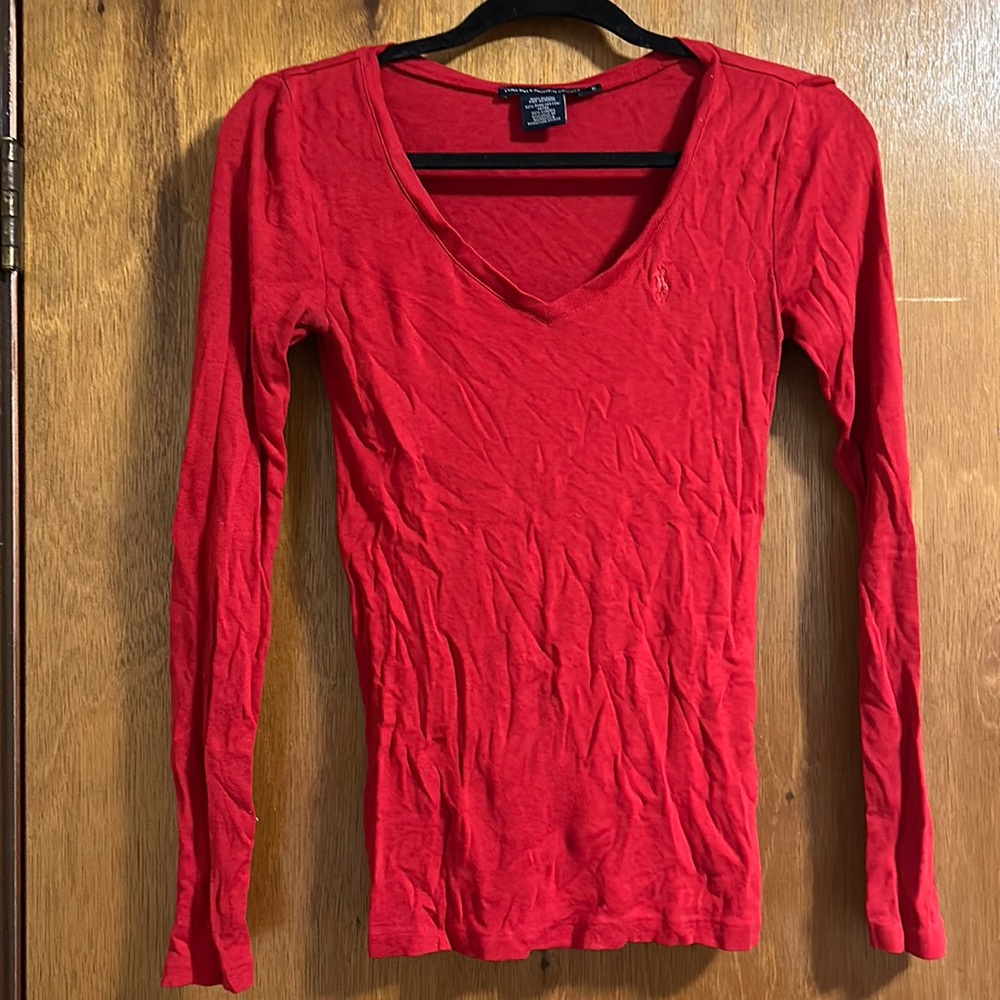 Ralph Lauren Sport Red Long Sleeve